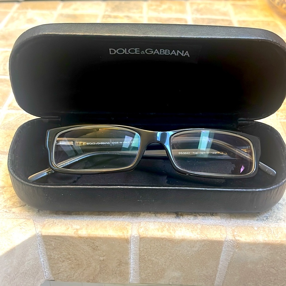 Dolce & Gabbana eyeglasses with original Dolce & Gabbana case